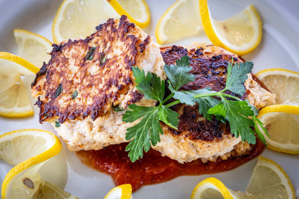 The "King" Cake...Gourmet Crab Cake (GF)