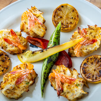 Crab Stuffed Shrimp Dinner